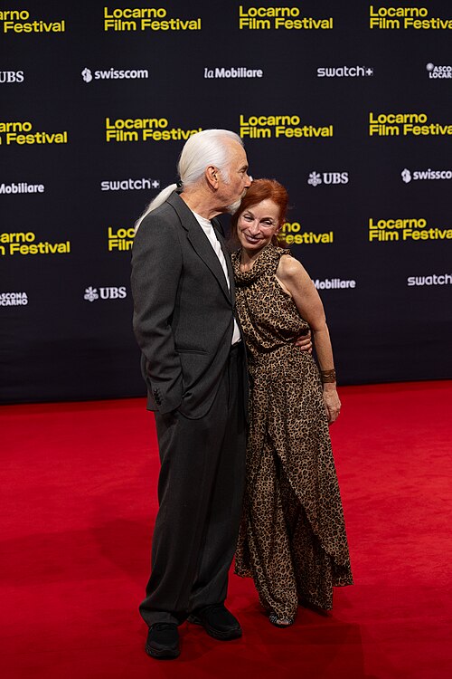 Rick Baker and Silvia Abascal At Locarno Film Festival