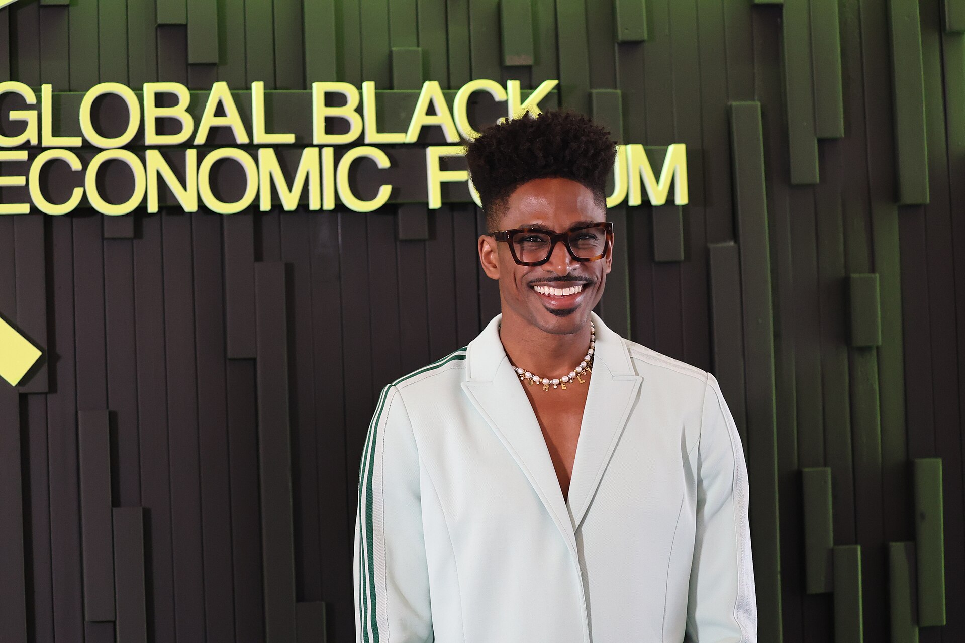 Robert Hartwell, actor, at the Essence Festival of Culture Global Black Economic Forum 2025 in New Orleans, Louisiana in July 2025.