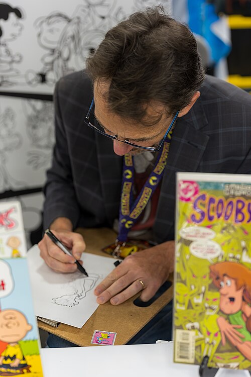 Robert Pope, cartoonist, at Dragon Con in Atlanta Ga September 6 2026