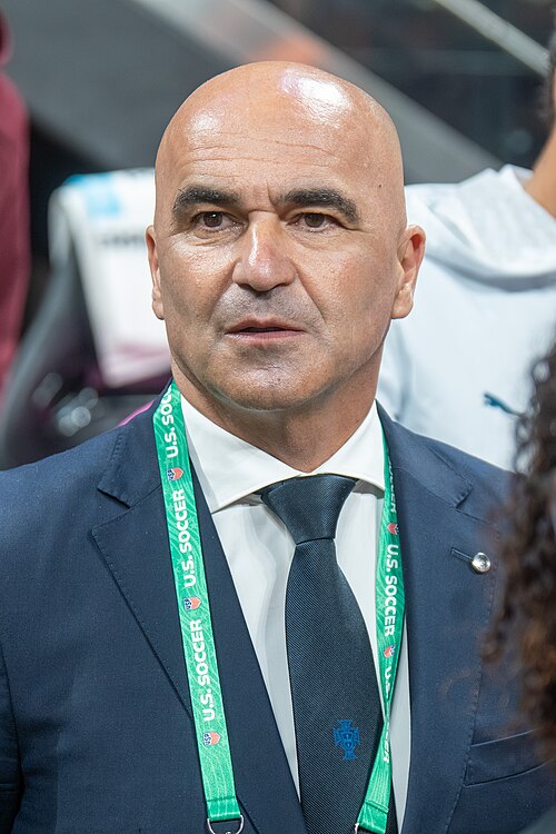Roberto Martínez during USMNT v Portugal on March 31, 2026