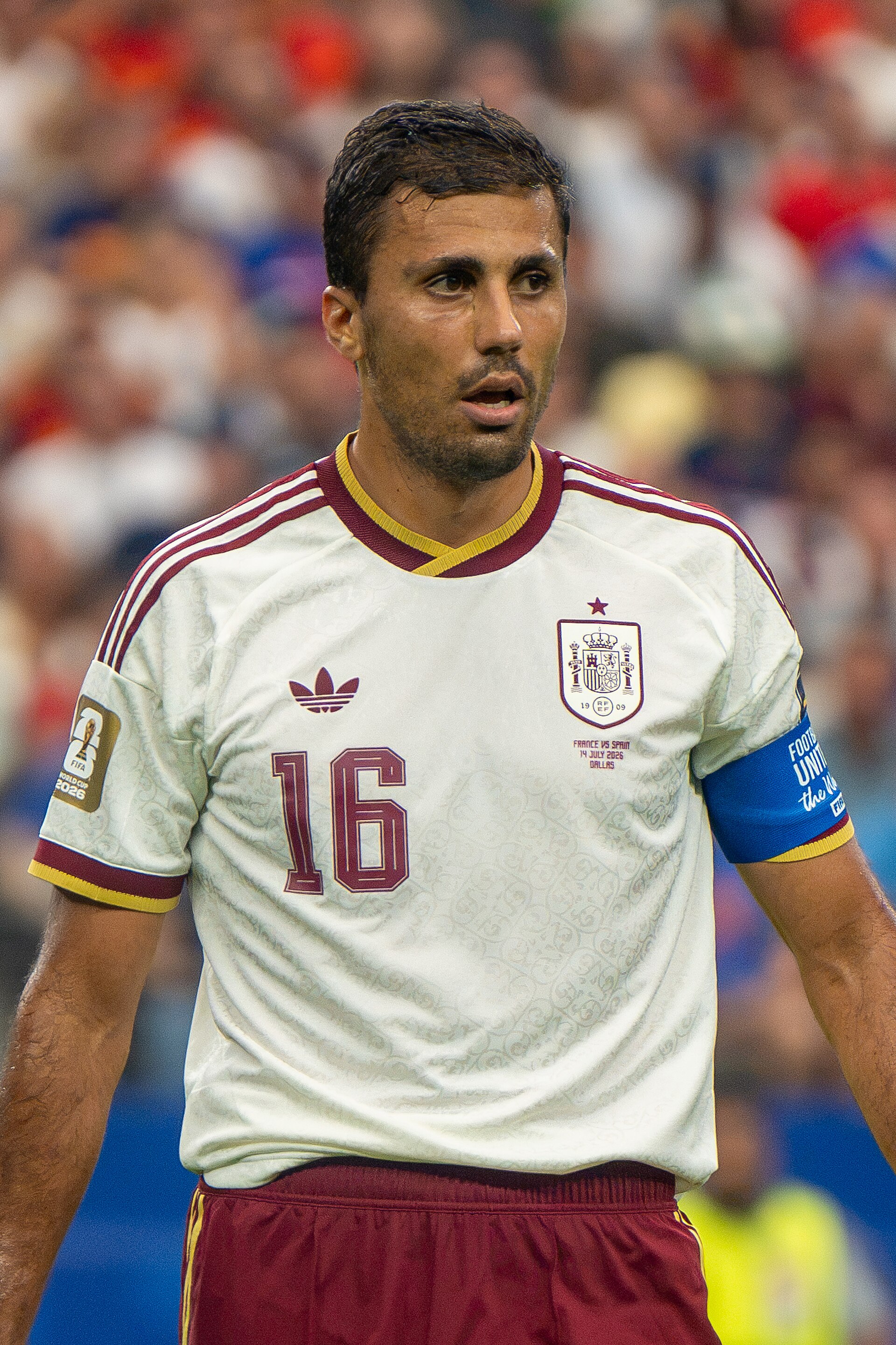 Rodri during France v Spain at the 2026 FIFA World Cup