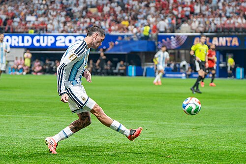 Rodrigo De Paul during Argentina v Egypt at the 2026 FIFA World Cup