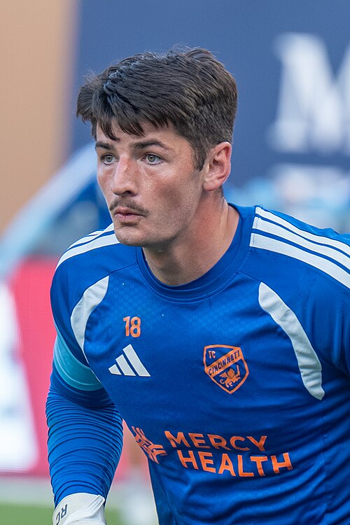 Roman Celentano during New York City FC vs FC Cincinnati on April 22, 2026
