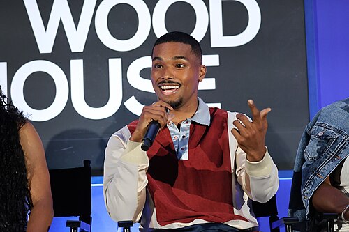 Rome Flynn speaks at Essence Fest 2025