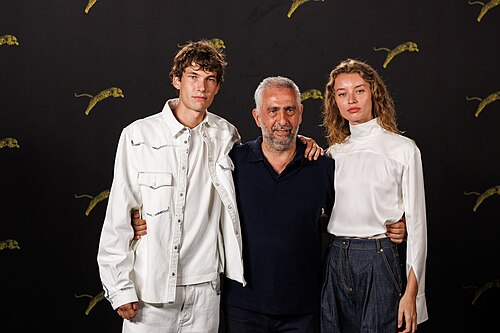 Romeo Perrone, Salvatore Mereu , Giulia Maenza at the 79th Locarno Film Festival