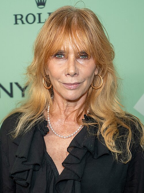 Rosanna Arquette, actress, at the 63rd annual New York Film Festival at Lincoln Center in 2025 for the film Blue Moon