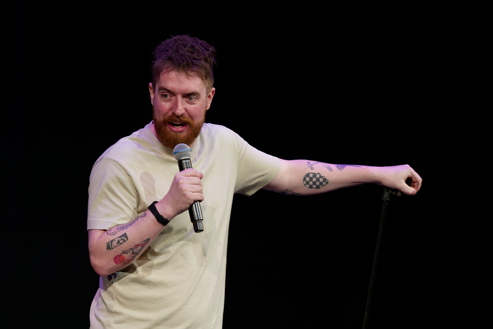 Rosco McLelland, comedian, at the 2024 Edinburgh Festival Fringe.