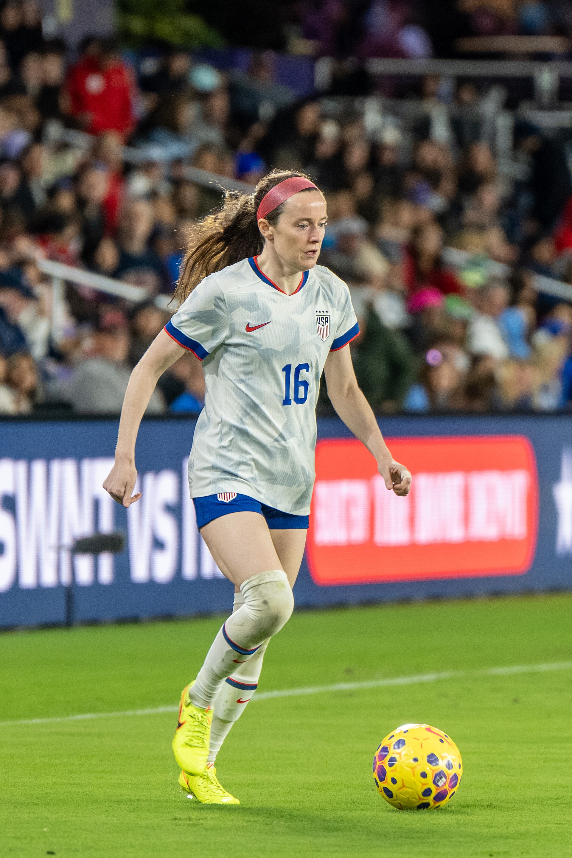 Rose Lavelle during United States Women's Soccer Team vs Italy Women's National Football Team on November 28 2025