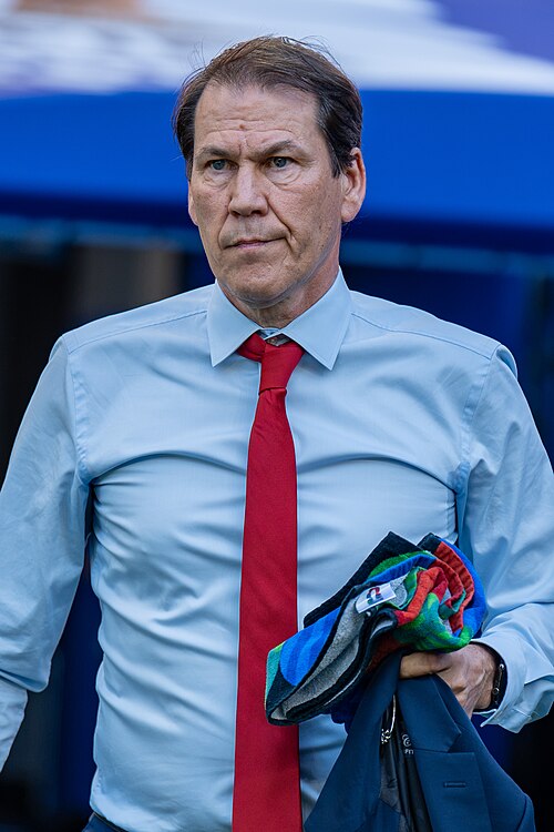 Rudi Garcia during Belgium v United States at the 2026 FIFA World Cup