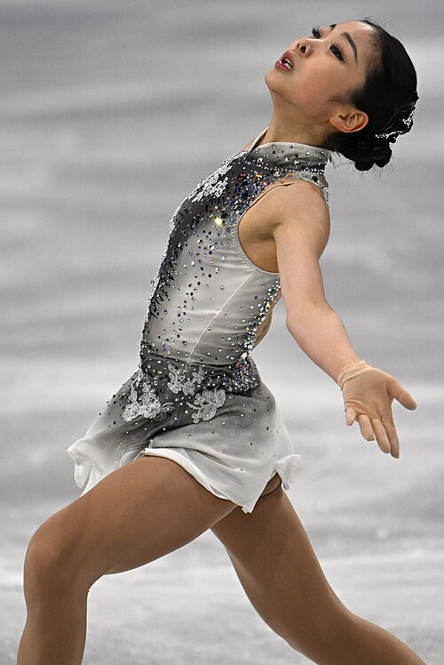 MILAN, ITALY - 19 FEBRUARY 2026: Ruiyang ZHANG of China compete during the Figure Skating Women Single Skating Free Skating at the Olympic Winter Games Milano Cortina 2026  Milano Ice Skating Arena on February 19, 2026 in Milan, Italy