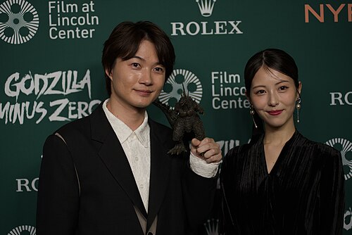 Ryunosuke Kamiki and Minami Hamabe, actors, at NYFF 2026 in New York City, New York