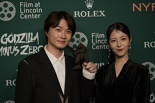 Ryunosuke Kamiki, actor, and Minami Hamabe, actor, at NYFF 2026 in New York City, New York