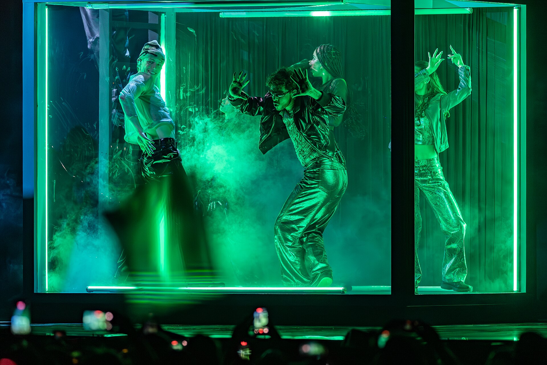 Søren Torpegaard Lund performing Før Vi Går Hjem, representing Denmark in the 2nd Semi Final of the 2026 Eurovision Song Contest in Vienna