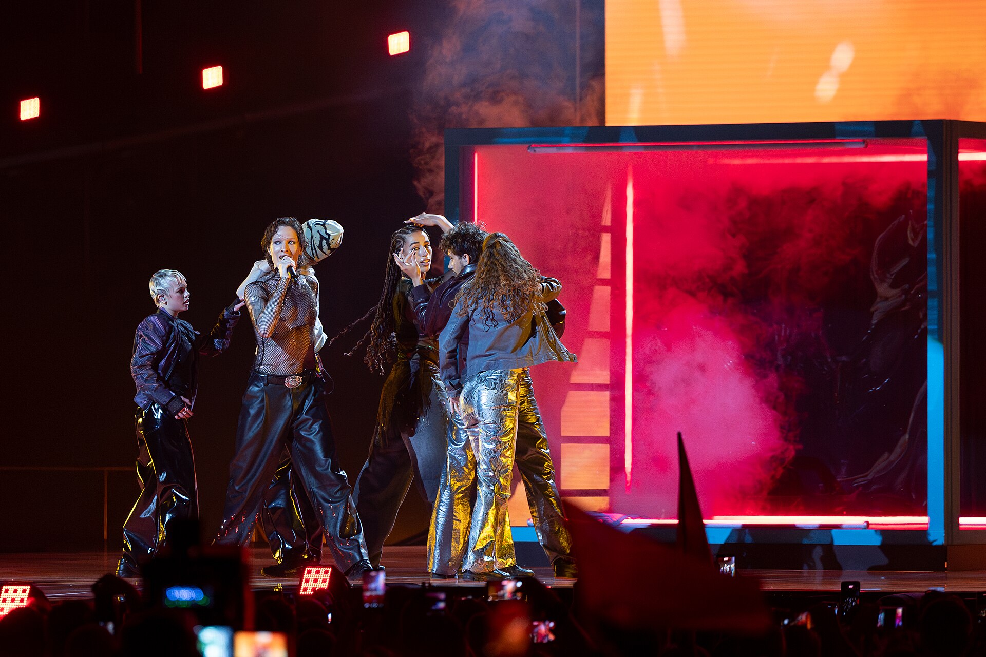 Søren Torpegaard Lund performing Før Vi Går Hjem, representing Denmark in the 2nd Semi Final of the 2026 Eurovision Song Contest in Vienna