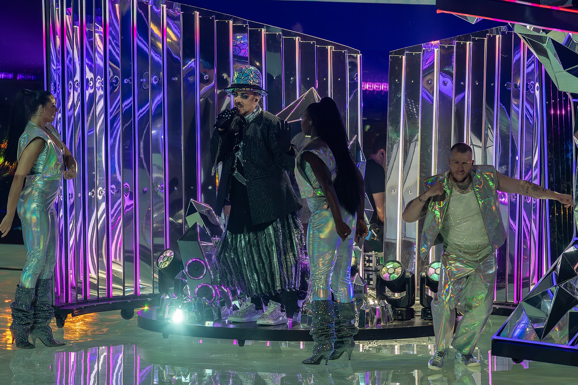 SENHIT performing Superstar, representing San Marino in the 1st Semi Final of the 2026 Eurovision Song Contest in Vienna