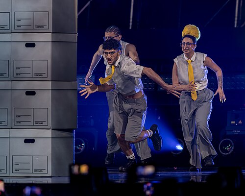 SIMÓN performing Paloma Rumba, representing Armenia in the 2nd Semi Final of the 2026 Eurovision Song Contest in Vienna