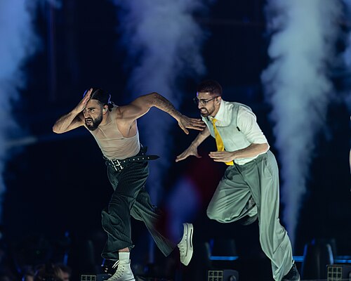 SIMÓN performing Paloma Rumba, representing Armenia in the 2nd Semi Final of the 2026 Eurovision Song Contest in Vienna