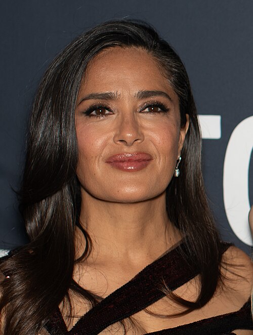 Salma Hayek, Angelina Jolie, Demián Bichir at the 2024 Toronto International Film Festival red carpet for the film 'Without Blood'
