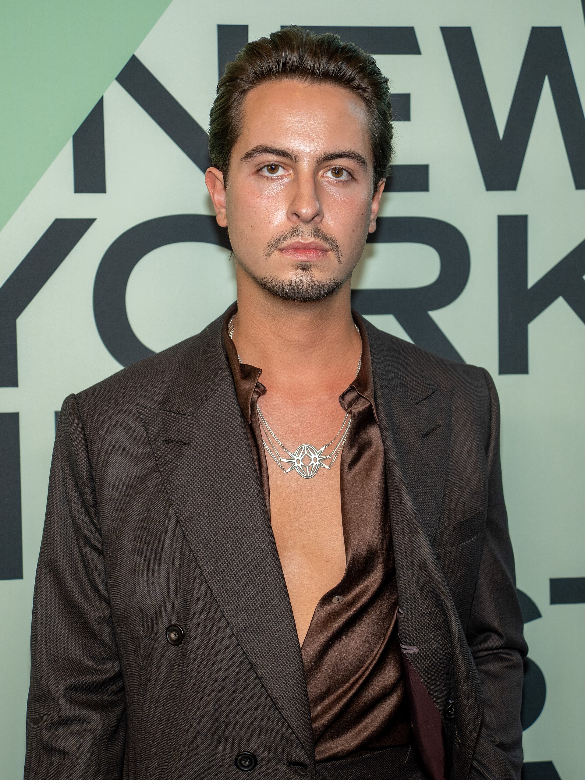 Sam Kiszka at the 63rd annual New York Film Festival at Lincoln Center in 2025 for the film Springsteen: Deliver Me from Nowhere