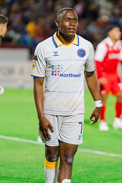 Samory Powder playing for the Westchester SC vs Richmond Kickers on May, 1, 2026