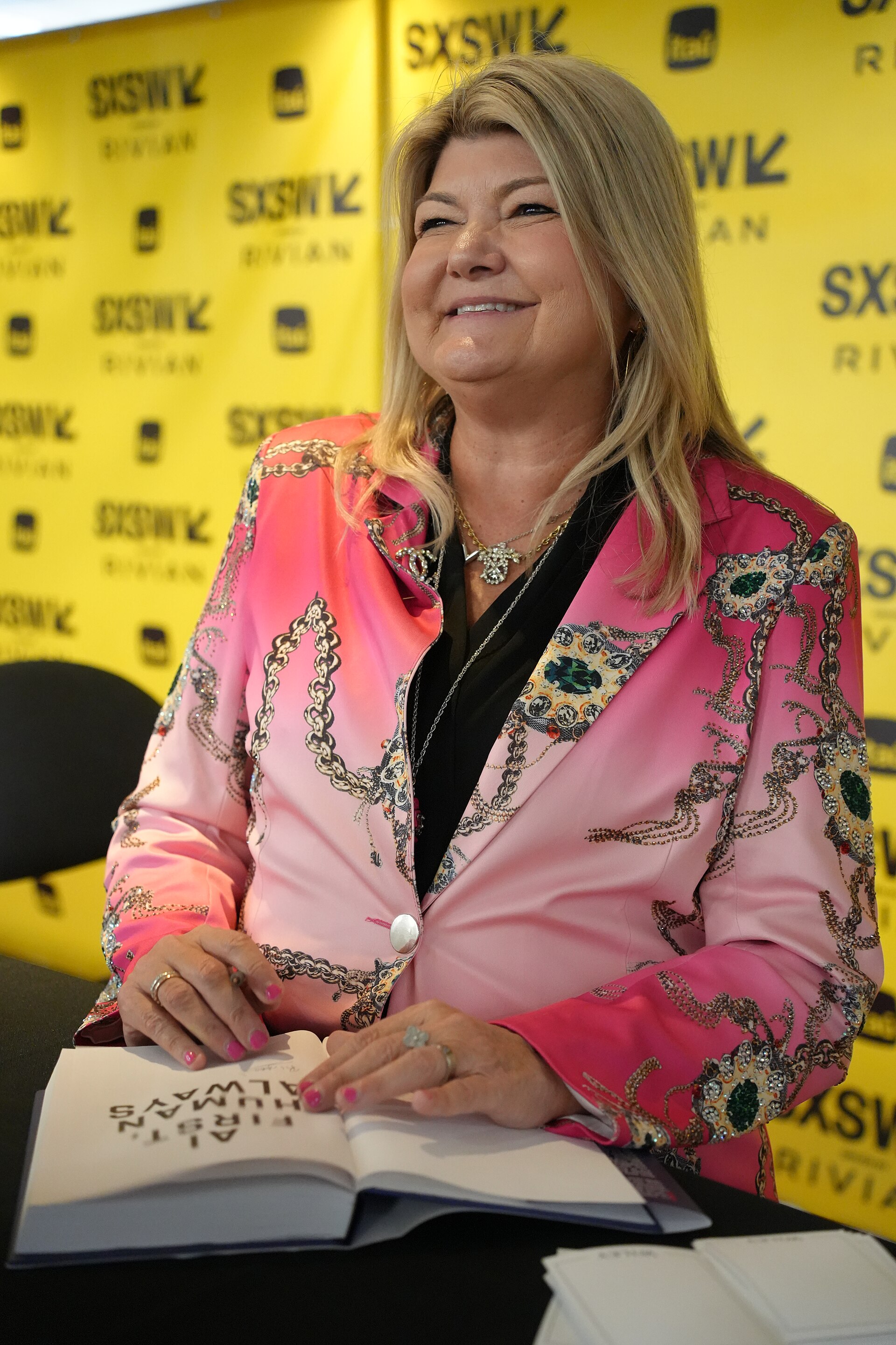 Sandy Carter book signing at SXSW 2025 in Austin, Texas in March 2025.