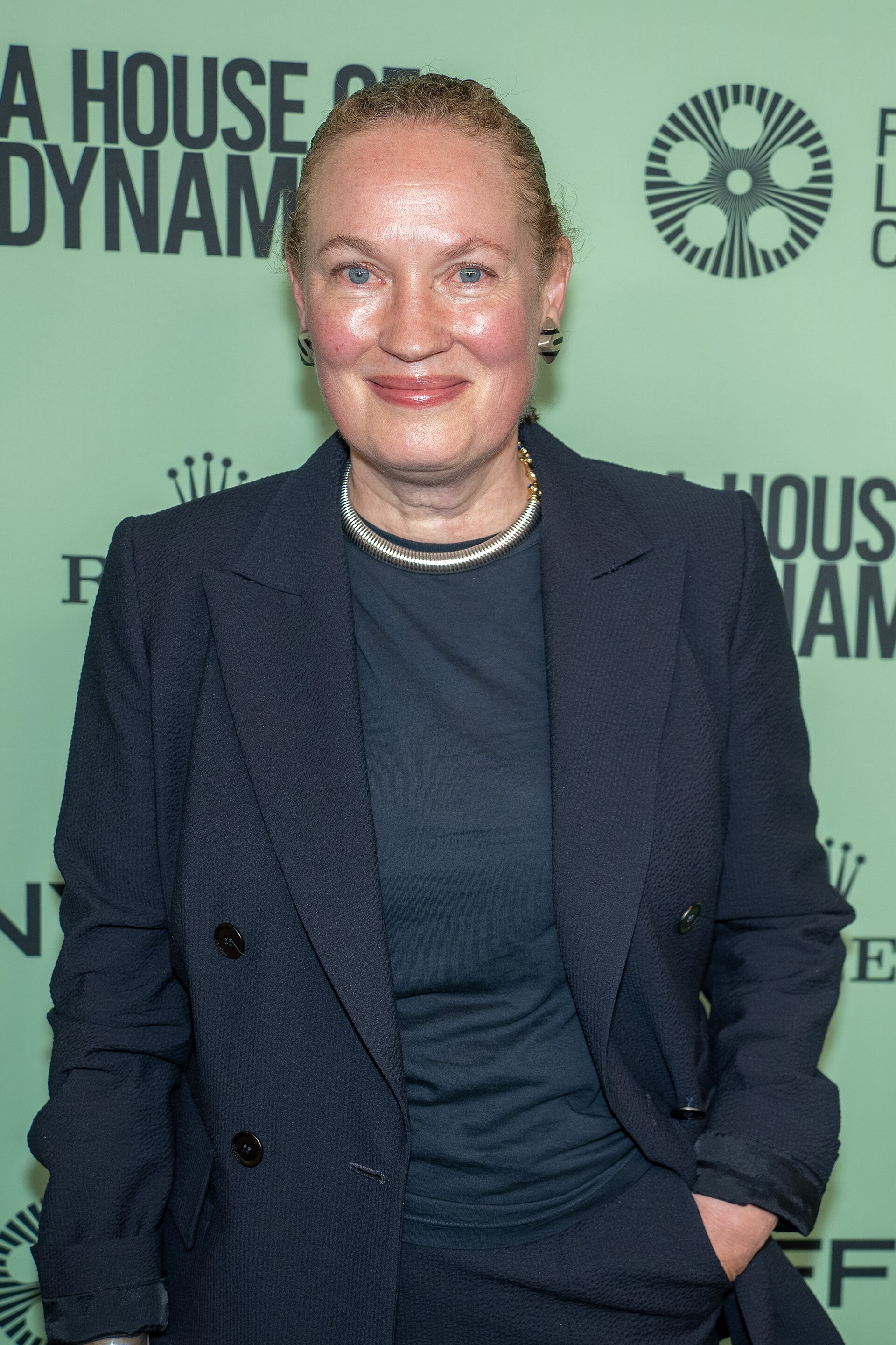 Sarah Edwards at the 63rd annual New York Film Festival at Lincoln Center in 2025 for the film A House of Dynamite