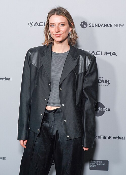 Sarah Strunin, producer, at the 2026 Sundance Film Festival in Park City, UT.