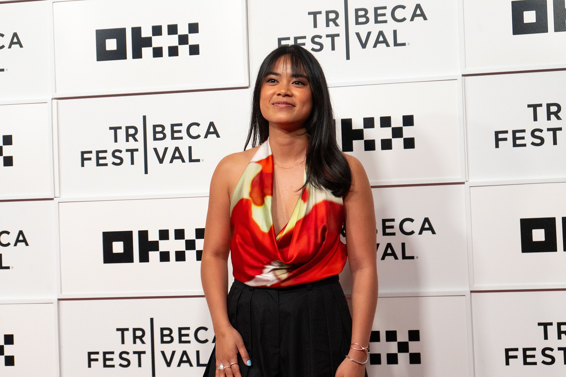 Sari Arambulo at the premiere of "Cookie Love" at the 25th Tribeca Film Festival in New York City.