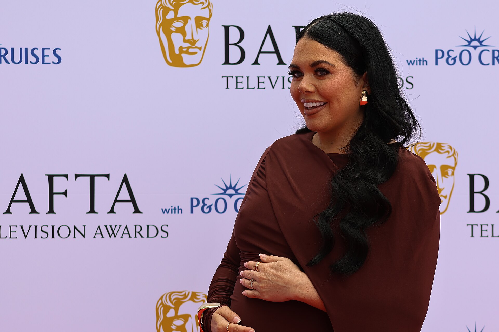 Scarlett Moffatt on the red carpet at BAFTA TV Awards May 26