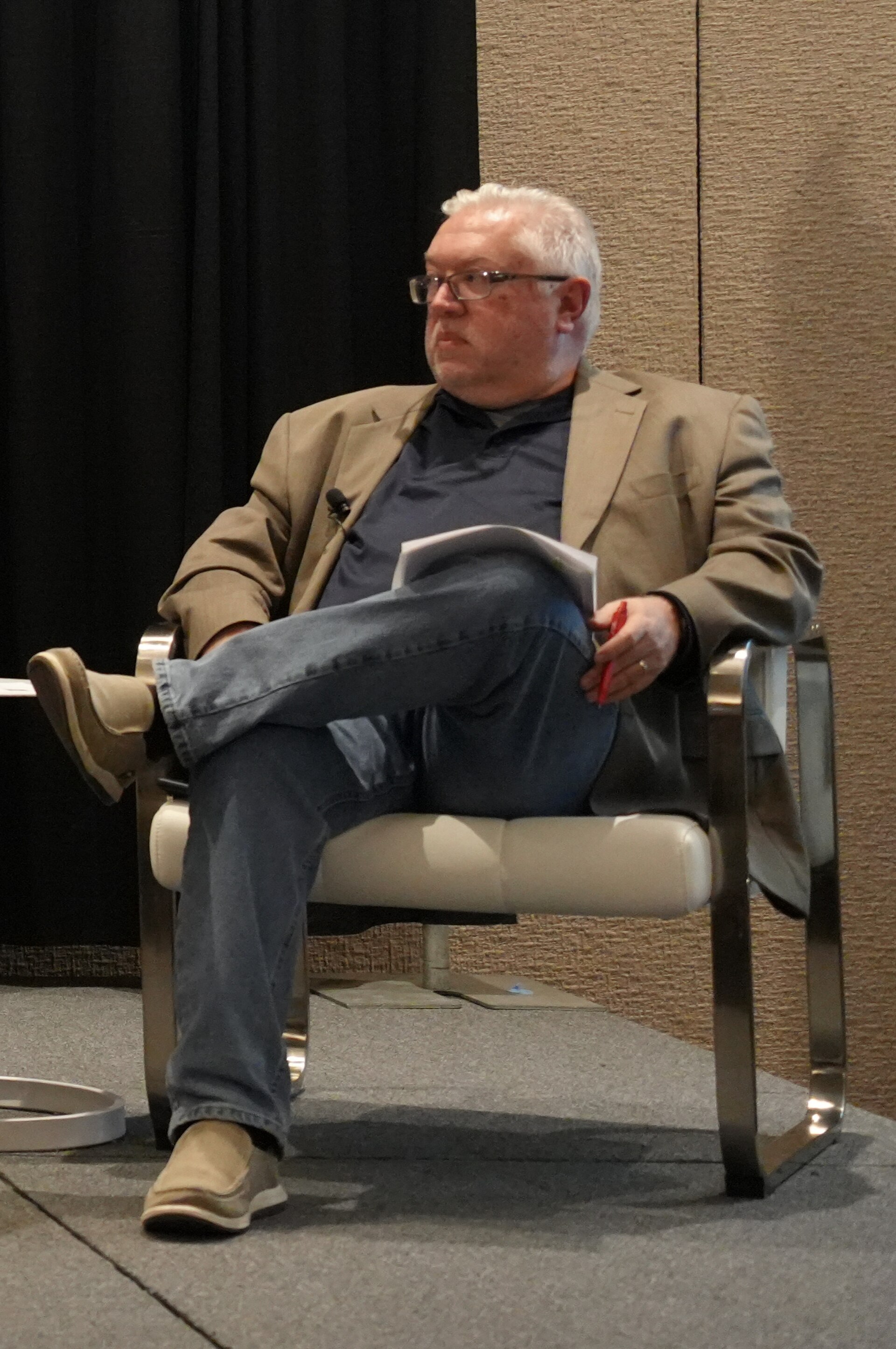 Sean Bauld, panel at SXSW 2025 in Austin, Texas. Revolutionizing Stormwater and Floodwater Management.