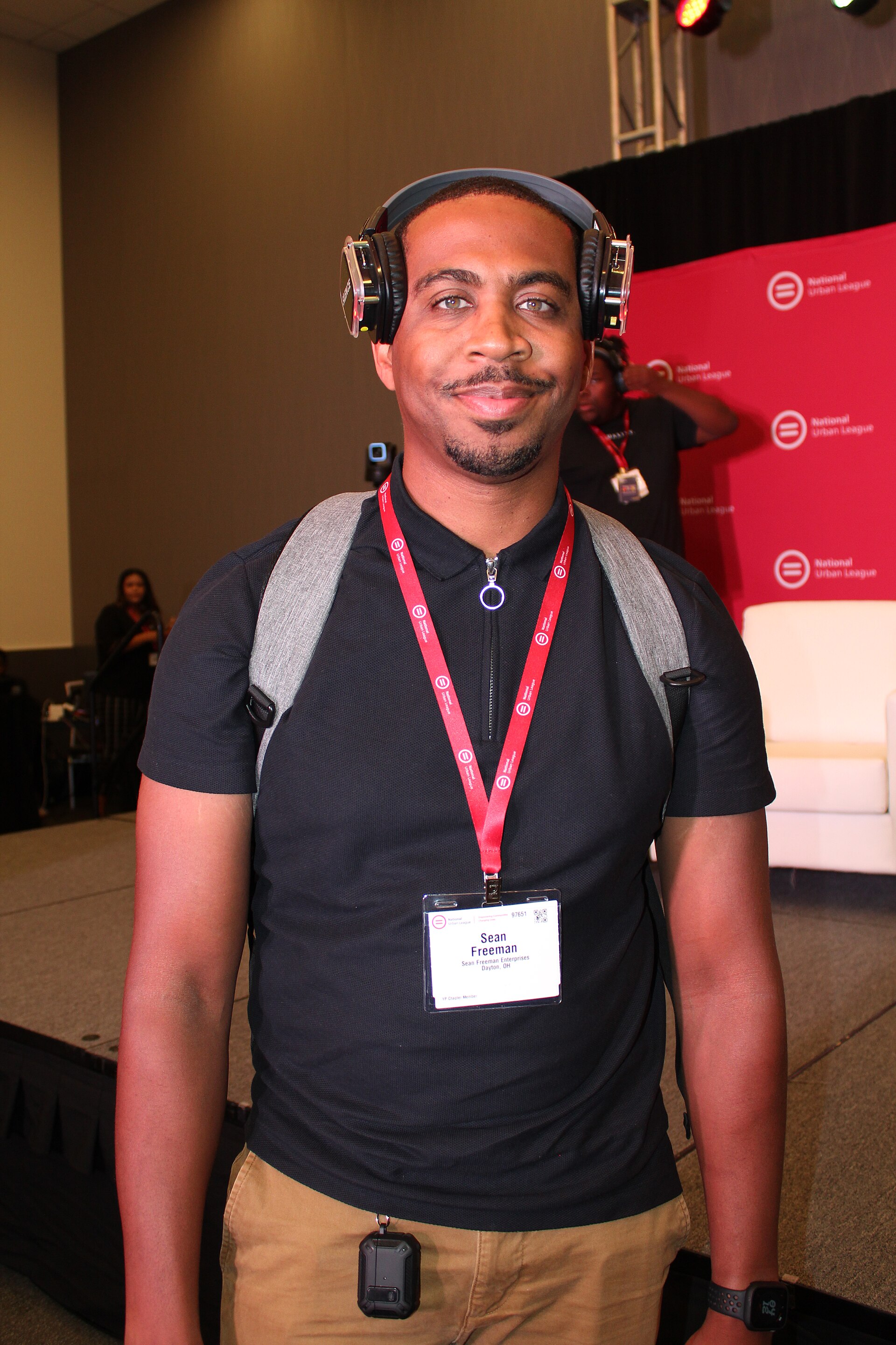 Sean Freeman, Project manager for Omega CDC, at the 2025 National Urban League Conference.
