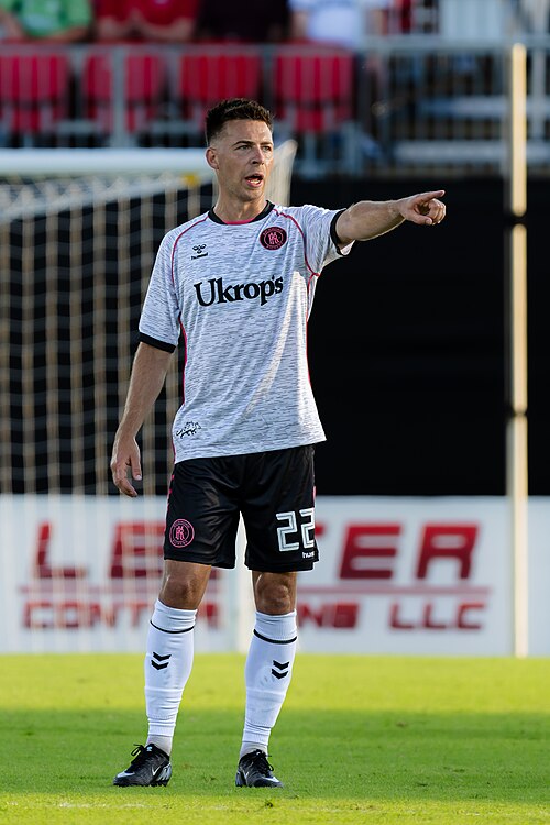 Sean Vinberg playing for the Richmond Kickers vs Fort Wayne FC on June, 20, 2026