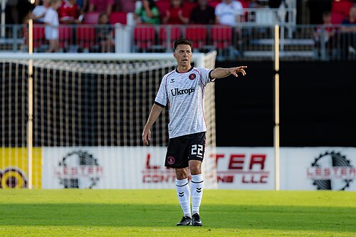 Sean Vinberg playing for the Richmond Kickers vs Fort Wayne FC on June, 20, 2026