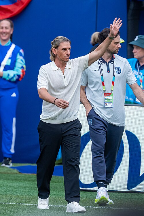 Sebastián Beccacece during Côte d'Ivoire v Ecuador on 14 June 2026 at the 2026 FIFA World Cup