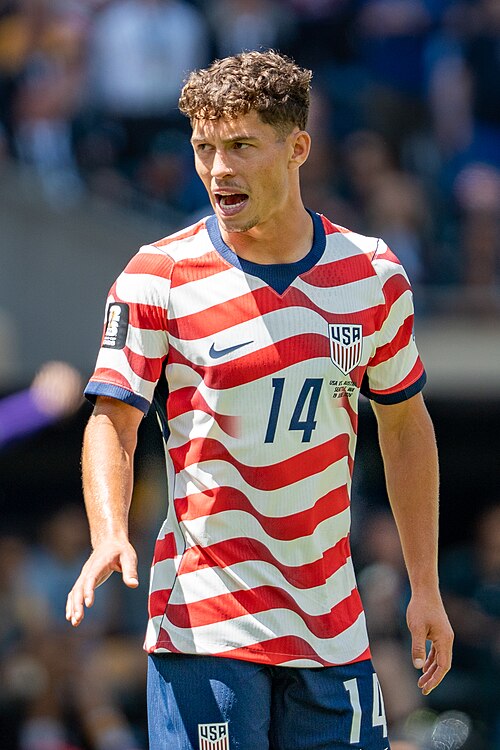 Sebastian Berhalter during United States v Australia on 19 June 2026 at the 2026 FIFA World Cup