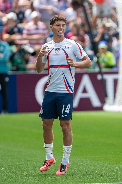 Sebastian Berhalter during United States v Australia on 19 June 2026 at the 2026 FIFA World Cup