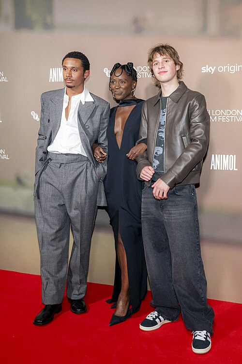 Sekou Diaby, Sharon Duncan-Brewster & Vladyslav Baliuk attending the premiere of Animol at 70th BFI London Film Festival, 11th of October 2026, at Blue Room, BFI Southbank.