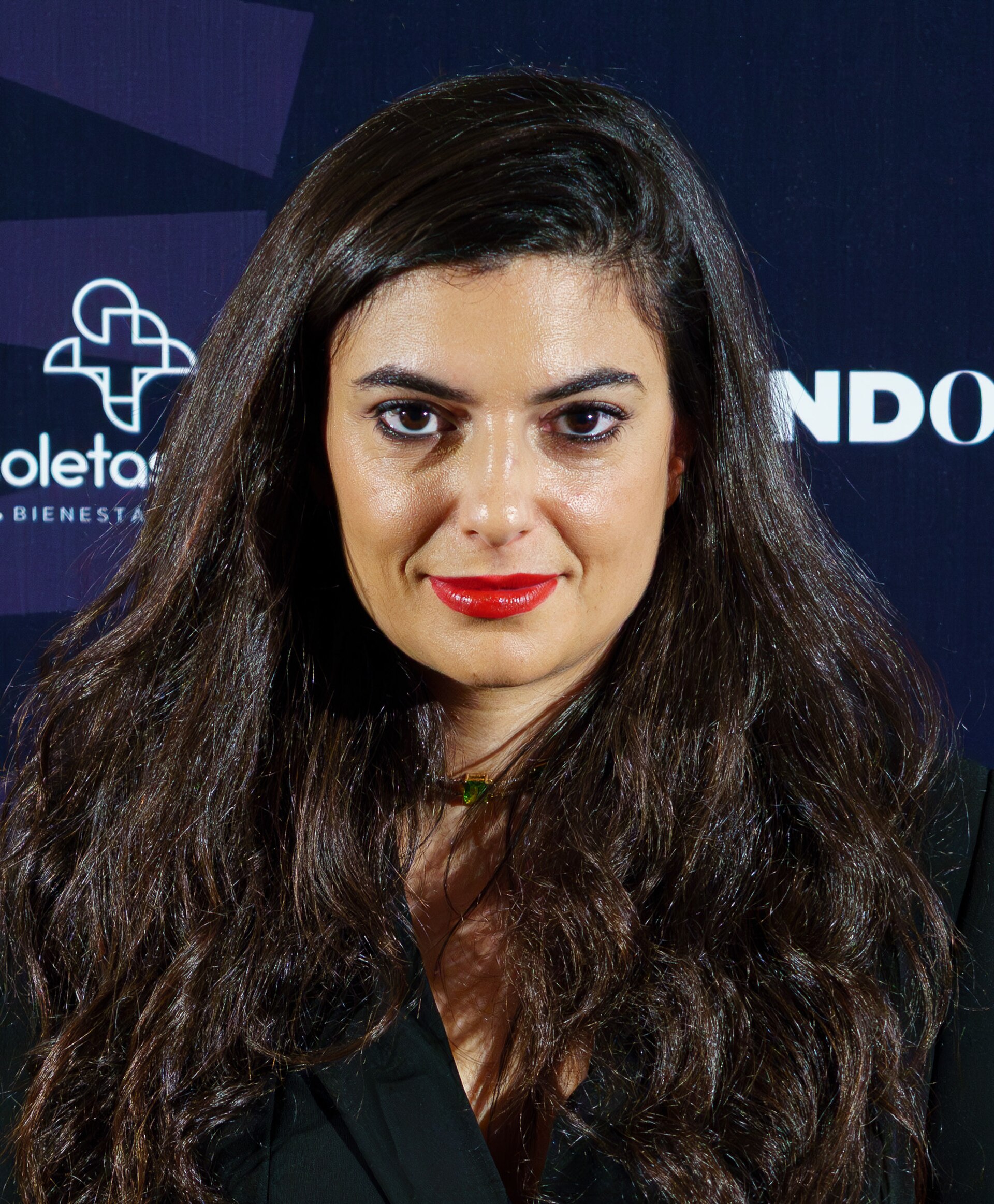 Mounia Akl during the celebration of the Valladolid International Film Festival in 2025