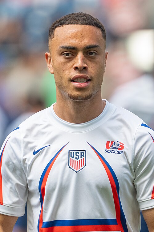 Sergino Dest during United States v Australia on 19 June 2026 at the 2026 FIFA World Cup
