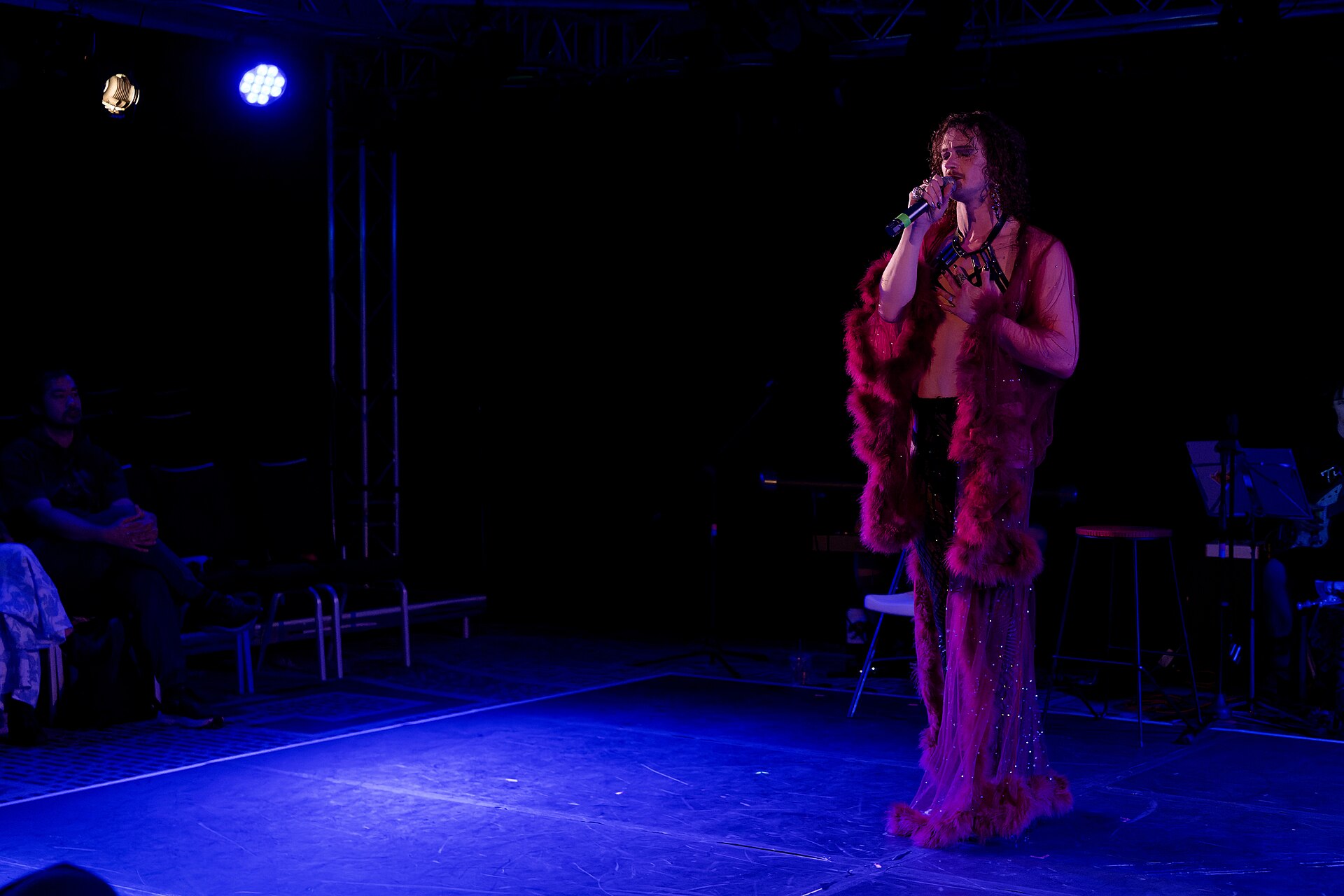 The show Sex, Camp, Rock 'N Roll at the 2024 Edinburgh Festival Fringe, featuring Ryan Patrick, diva-duo The K*ntz!, and rock band The Gruntz!.