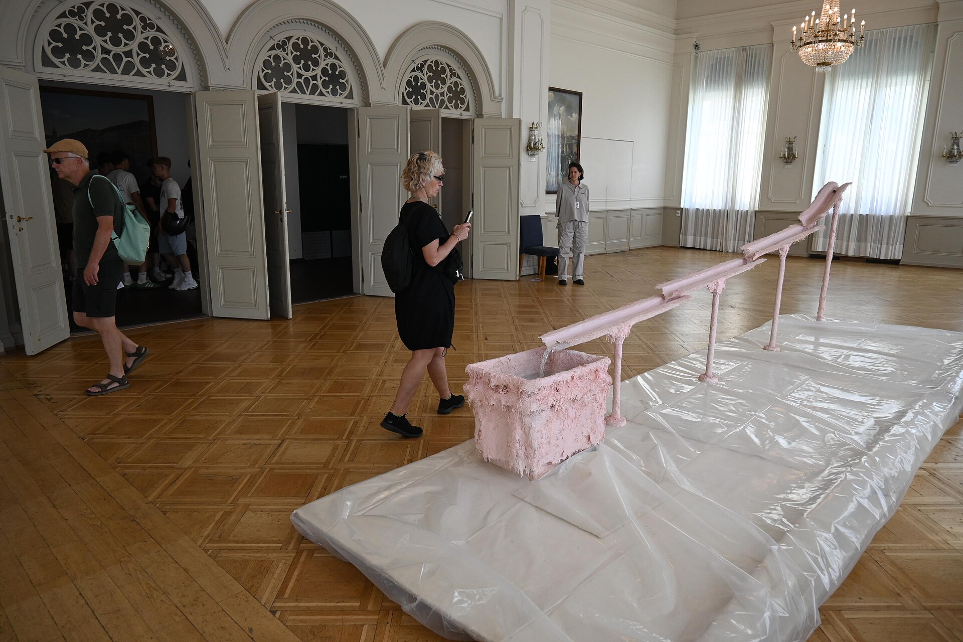 Shahryar Nashat's Bleeding Precious at Art Basel 2025 Parcours