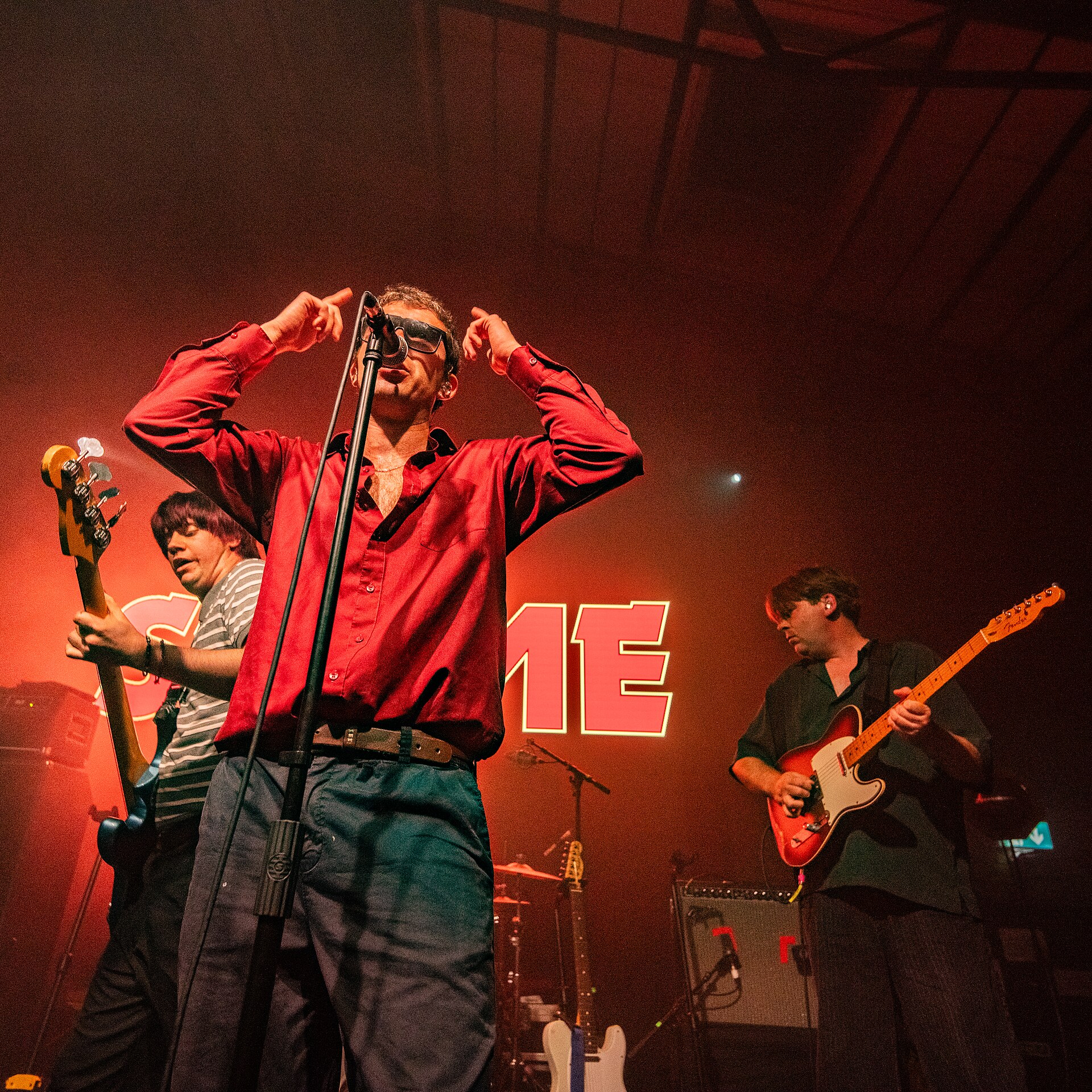 Shame, UK post-punk band, at the SXSW London festival hosted in London, England during June 2026.