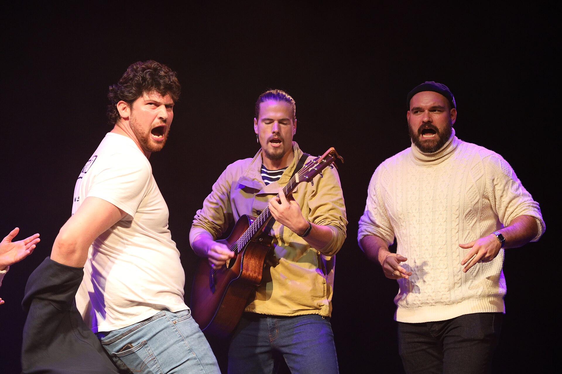 Shantify, a musical group, at the 2024 Edinburgh Festival Fringe in the show, Shantify: The Show.