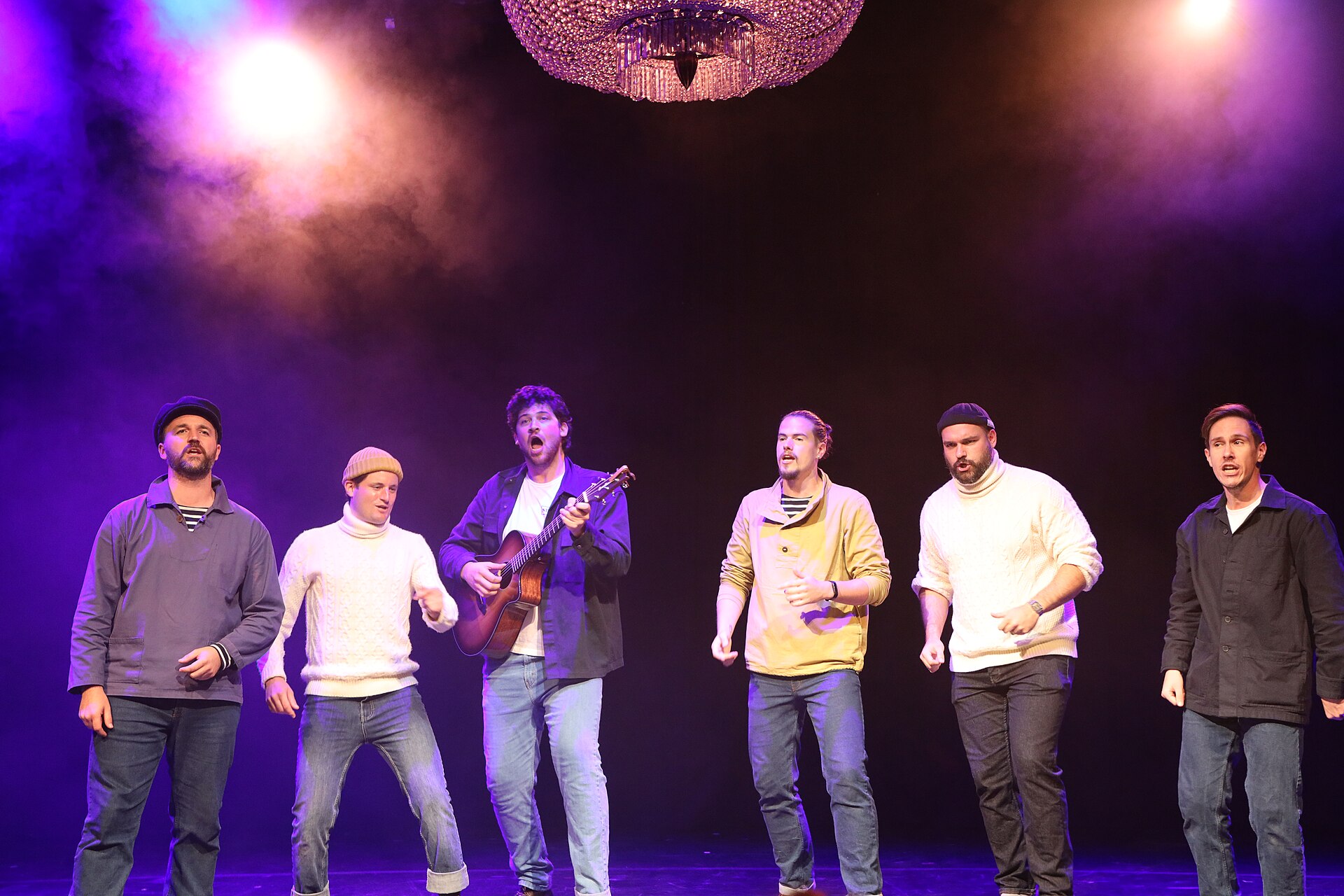 Shantify, a musical group, at the 2024 Edinburgh Festival Fringe in the show, Shantify: The Show.