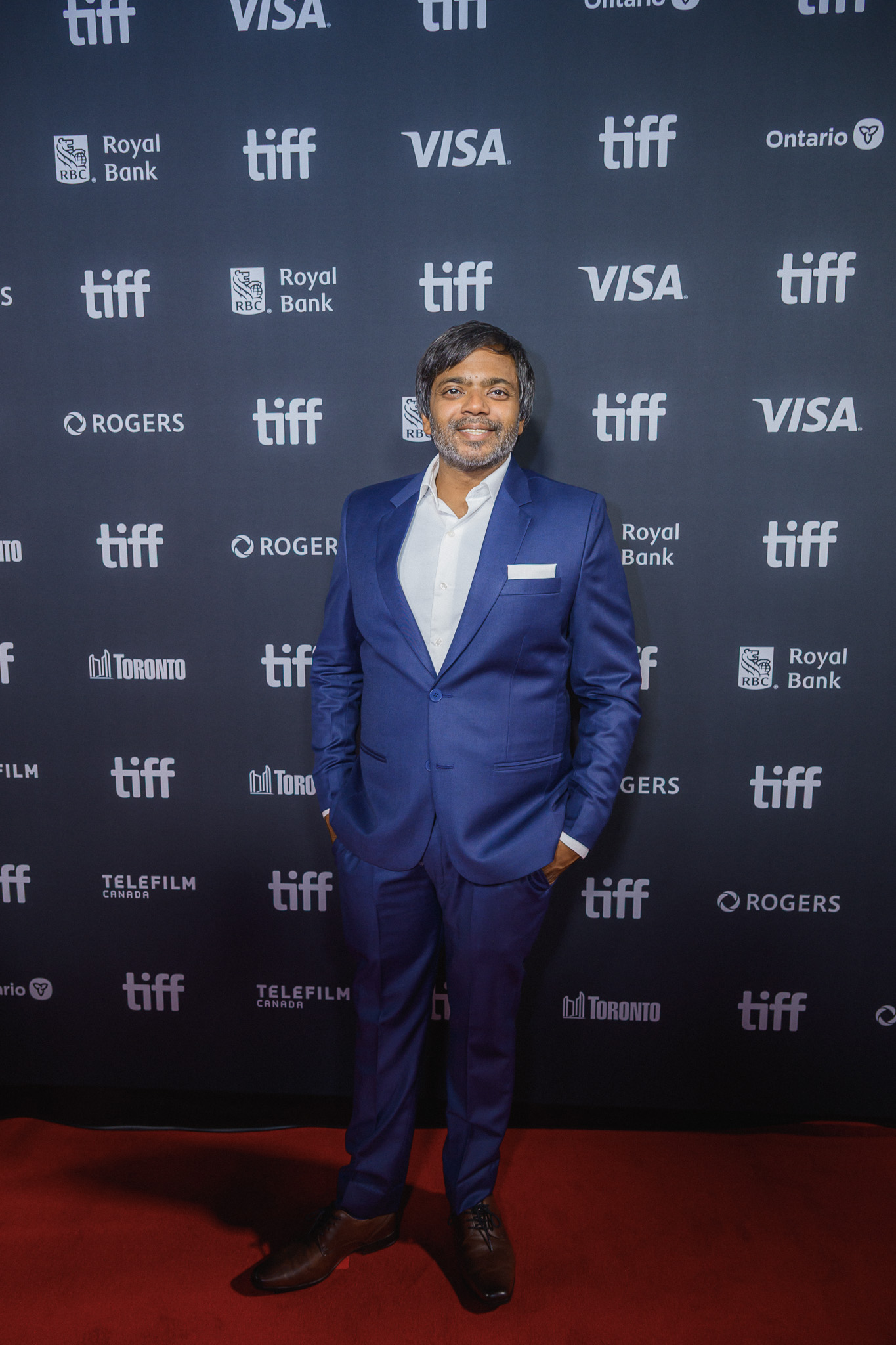 Producer Shaun S. Sengupta at the premiere of Misty Green at TIFF 2026