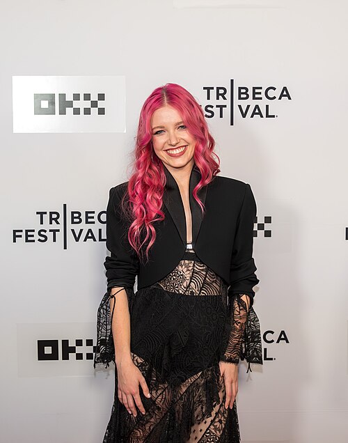 Shay Rudolph, cast, at the 2026 Tribeca Festival for the movie She Keeps Me Young.