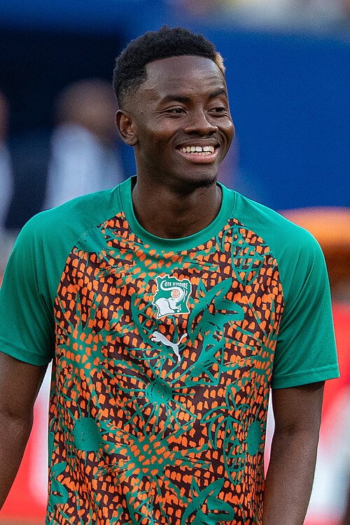 Simon Adingra during Côte d'Ivoire v Ecuador on 14 June 2026 at the 2026 FIFA World Cup