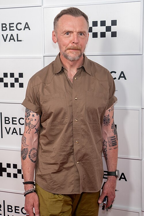 Simon Pegg during the 2026 Tribeca Festival at Taxi Driver 50th Anniversary