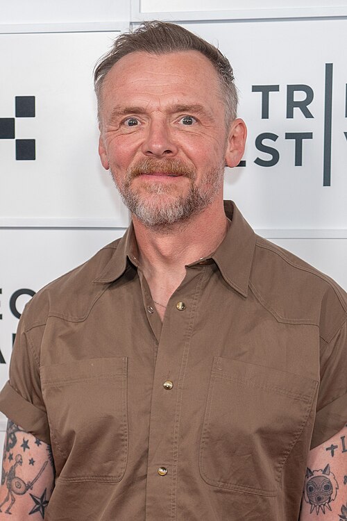 Simon Pegg during the 2026 Tribeca Festival at Taxi Driver 50th Anniversary