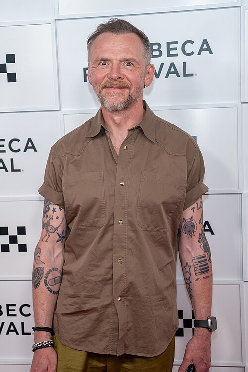Simon Pegg during the 2026 Tribeca Festival at Taxi Driver 50th Anniversary